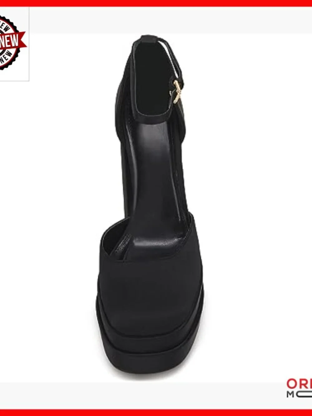 Platform Heels Ankle Strap Pumps Chunky Block Heel Wedding Party Shoes